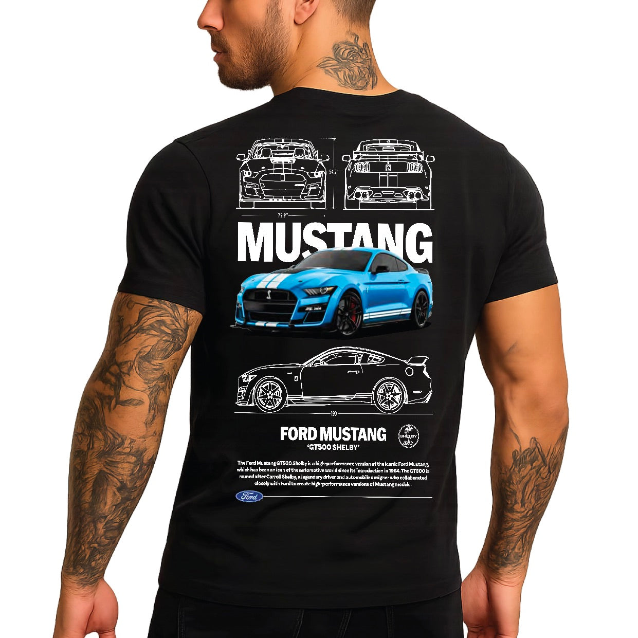 Blue Mustang